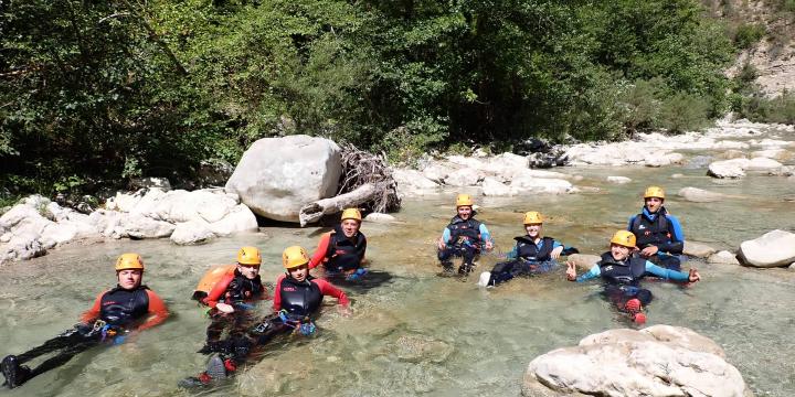 Canyon d'Aiglun le 13 aout