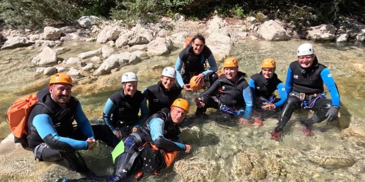 Canyon d'aiglun du 20 aout avec Niko