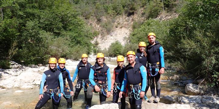 Canyon d'Aiglun le 30 août 