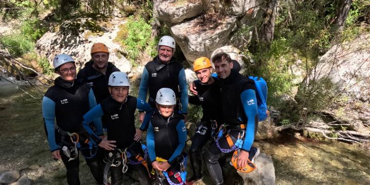 Canyon du Gours du Ray du 13 aout avec Niko