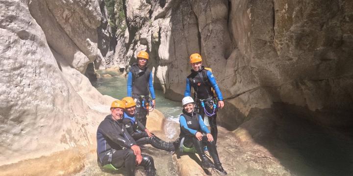 Canyon du saint auban du 02 aout avec Niko