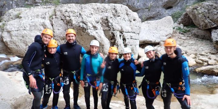 Canyon de Saint Auban le 14 août