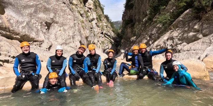 Canyon de Saint Auban le 18 août