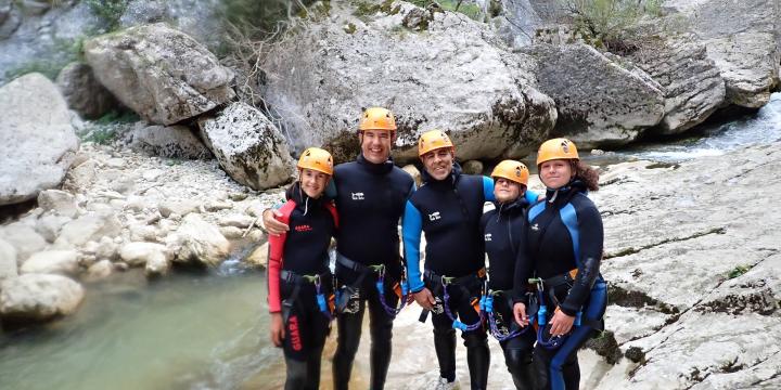 Canyon de Saint Auban le 21 août après midi avec Caro