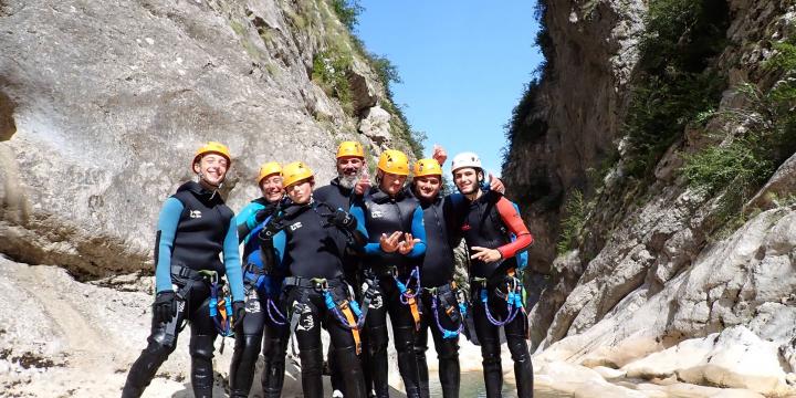 Canyon de Saint Auban le 25 août