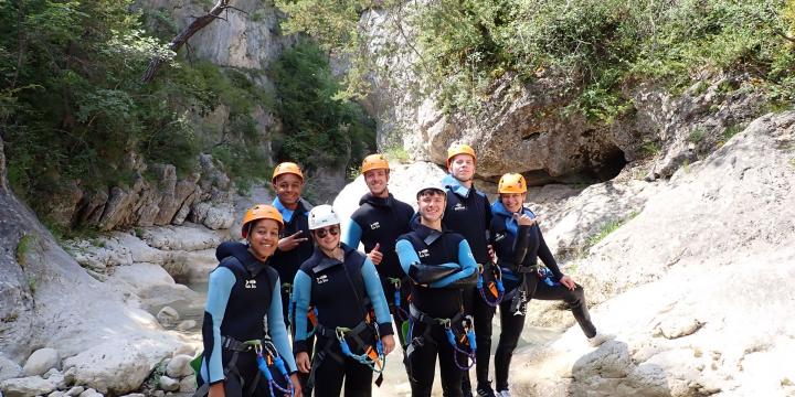 Canyon du Haut Jabron le 31 juillet