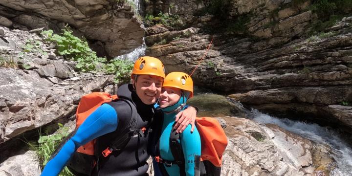Canyon de la cascade de la Lance du 13 juillet avec Niko